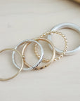 The Anniyah Stacking Name Ring Set - Going Golden