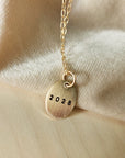 Graduation Year Necklace - Going Golden