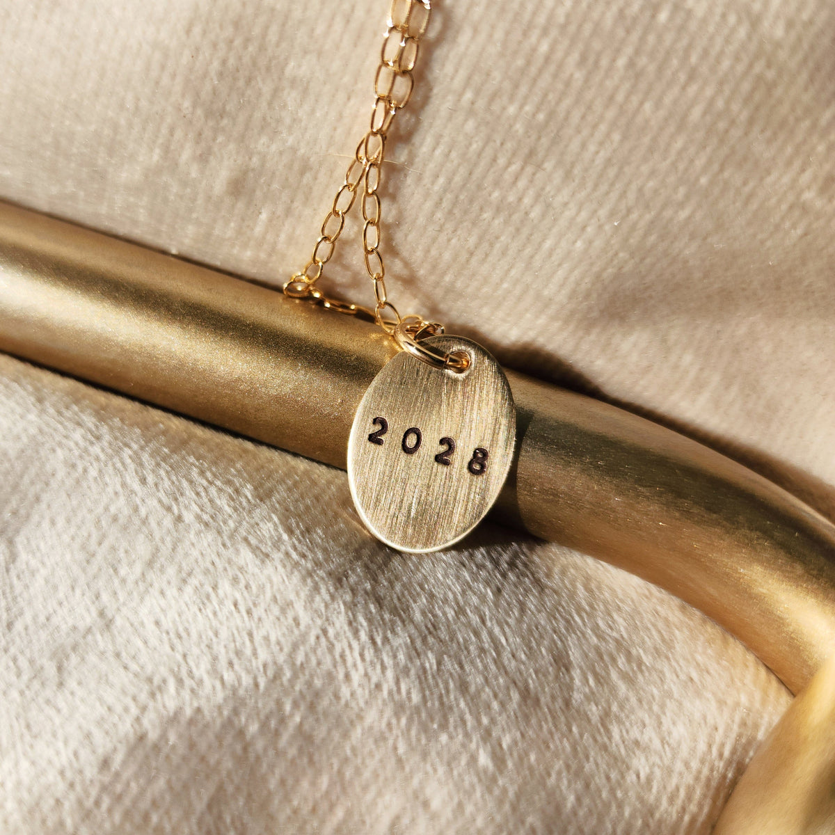 Graduation Year Necklace - Going Golden