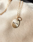 Graduation Year Necklace - Going Golden