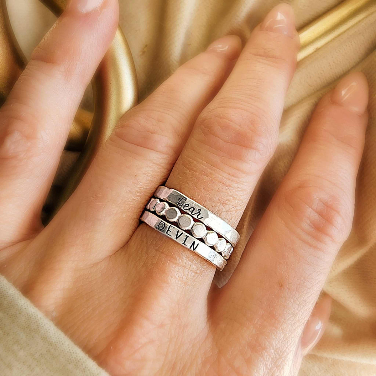 The Chloe Stacking Ring Set - Going Golden
