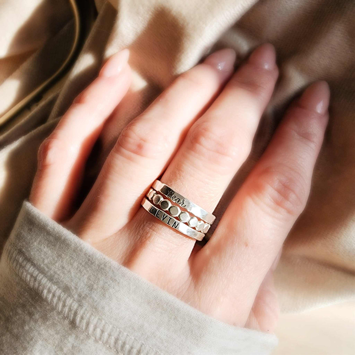 The Chloe Stacking Ring Set - Going Golden