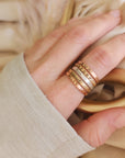The Maryl Stacking Ring Set - Going Golden