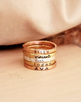 The Maryl Stacking Ring Set - Going Golden