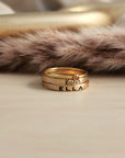 The Maddy Stacking Name Ring Set - Going Golden