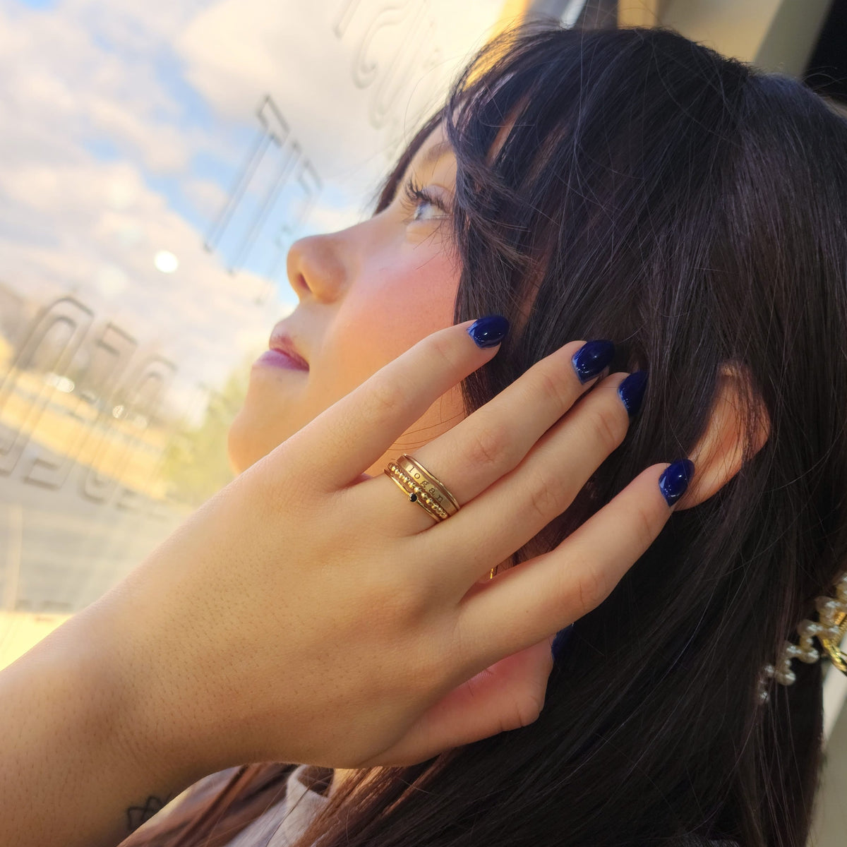The Everly Stacking Ring Set - Going Golden
