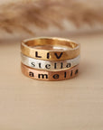 The Eloise Thick Stacking Ring Set