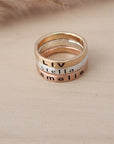 The Eloise Thick Stacking Ring Set