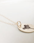 Bouquet Birth Flower Necklace