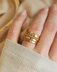 The Betty Personalized Ring Stack Set
