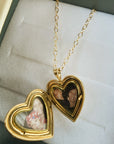 Custom Heart Locket Necklace