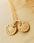 Dainty Round Name Necklace