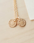 Dainty Round Name Necklace