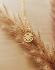 Dainty Round Name Necklace
