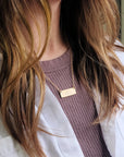 Three Name Bar Necklace