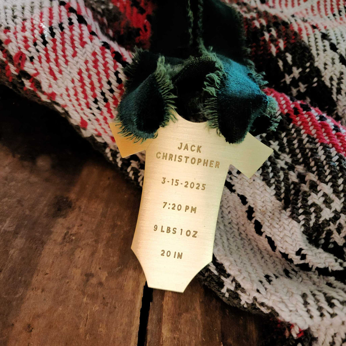 Baby's First Christmas Ornament - Going Golden