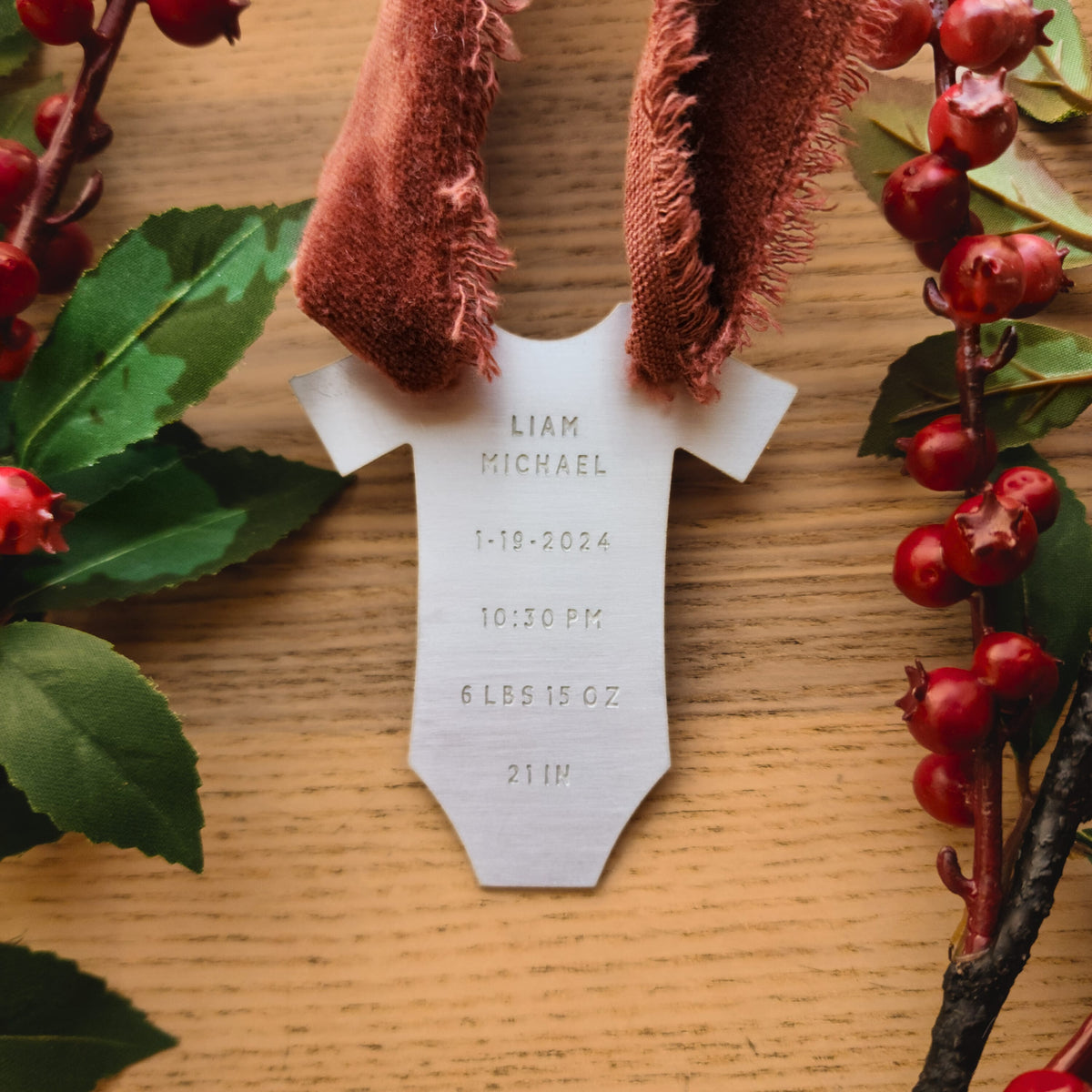 Baby's First Christmas Ornament - Going Golden