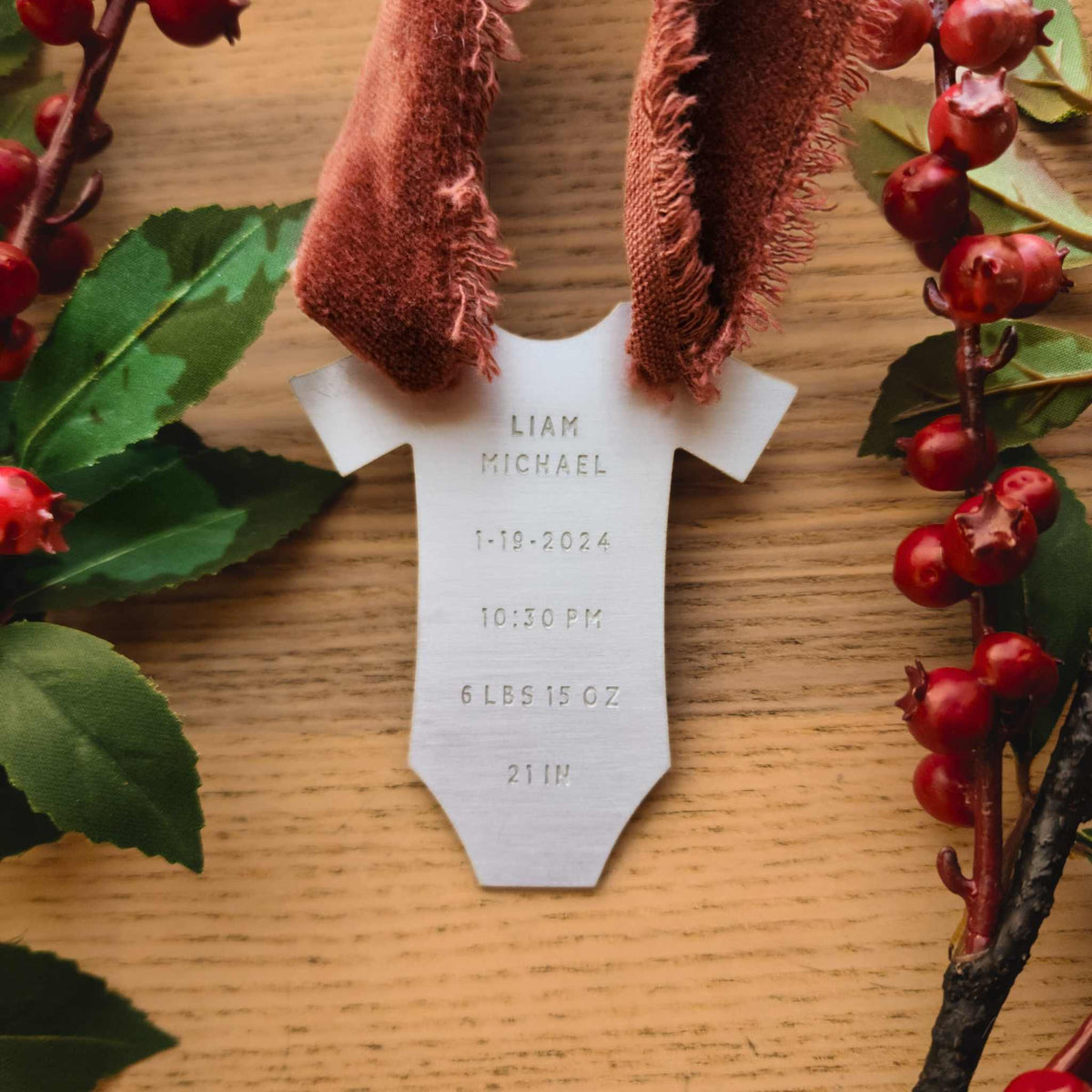 Baby's First Christmas Ornament - Going Golden