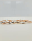 Modern Personalized Stacking Ring - Going Golden