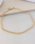 Gold Curb Bracelet