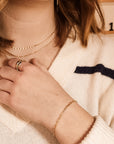 Paperclip Bracelet - Going Golden