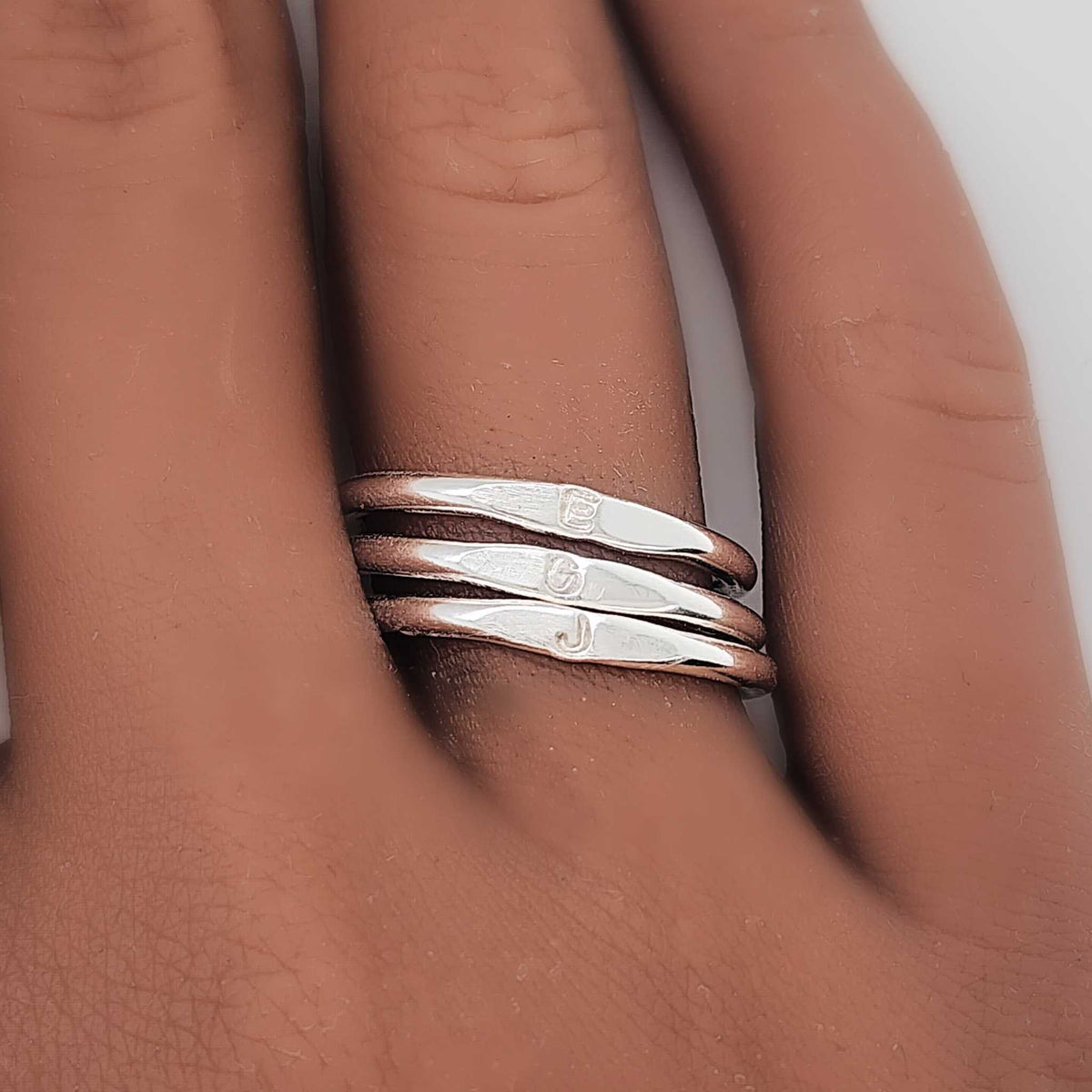 Minimal Initial Signet Ring - Going Golden