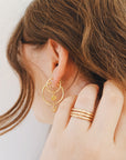 Minimal Initial Signet Ring - Going Golden