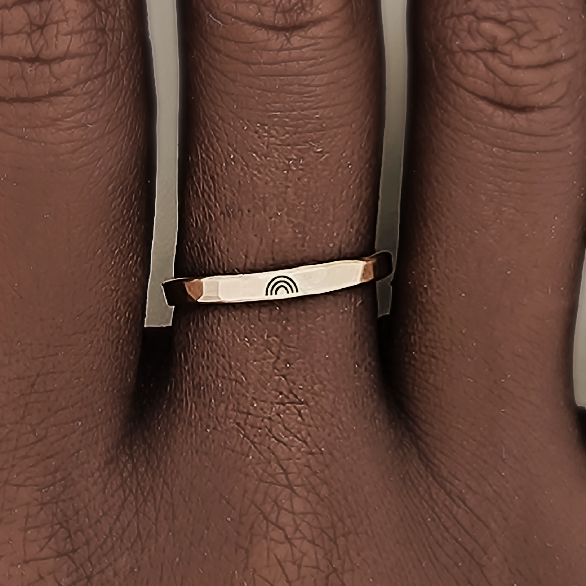 Stackable Symbol Ring - Going Golden