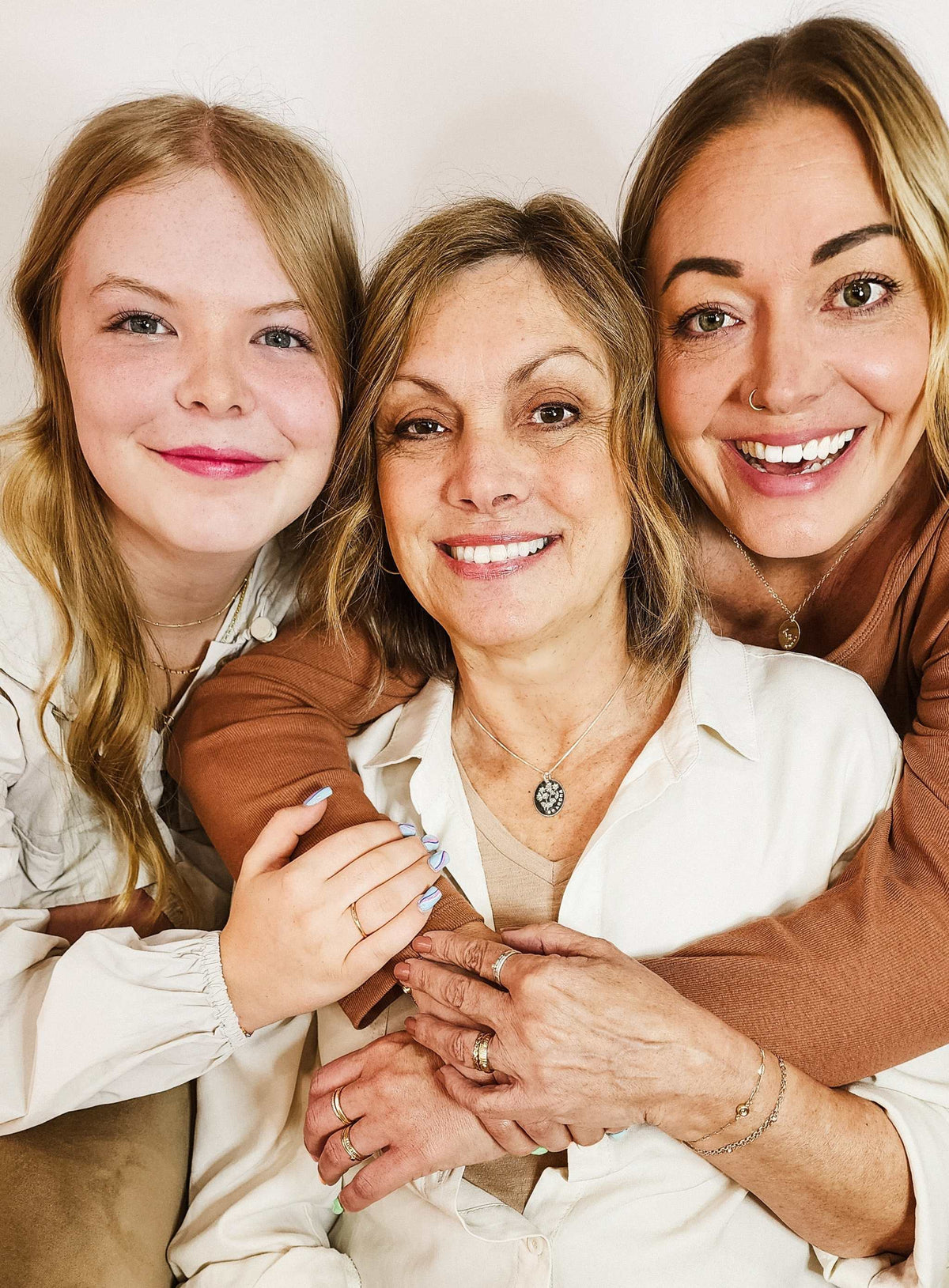 Mom or Grandma Necklace - Going Golden