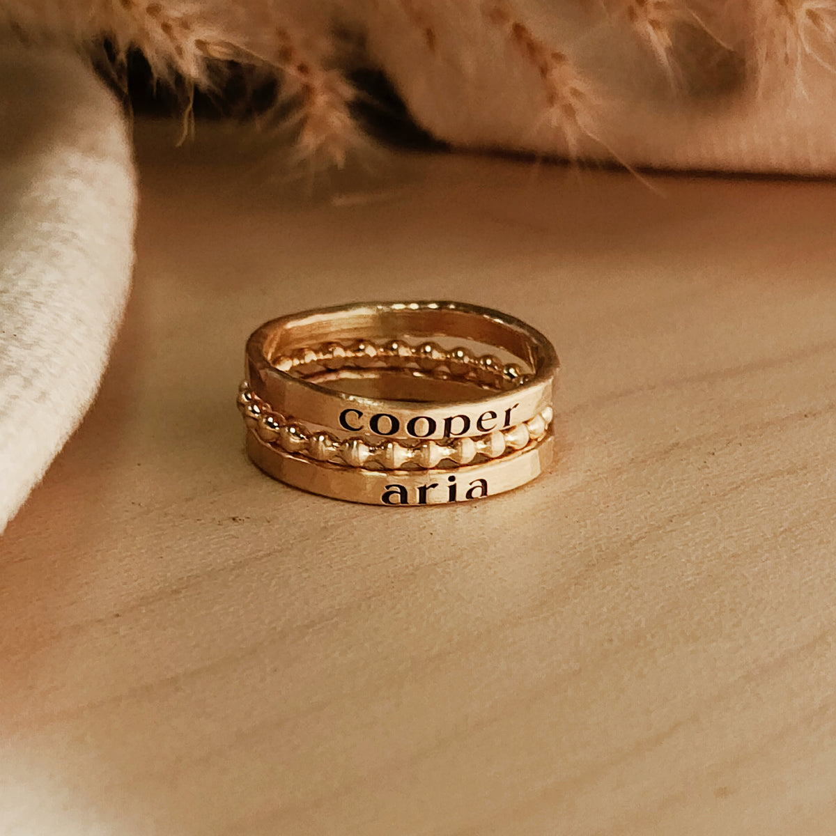 The Blake Stacking Ring Set - Going Golden