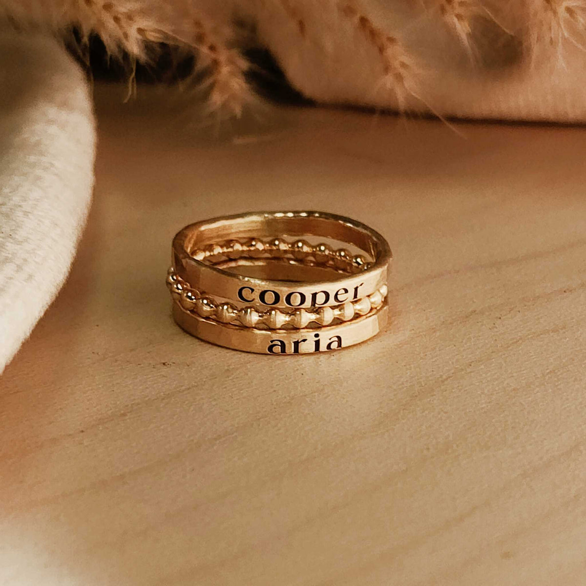 The Blake Stacking Ring Set - Going Golden