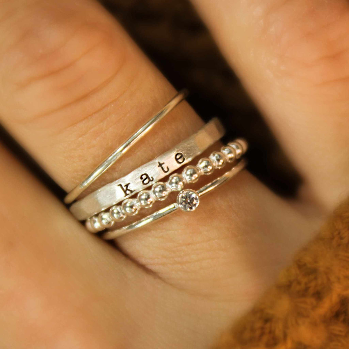 The Everly Stacking Ring Set - Going Golden