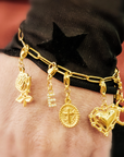 Gold Charm Bracelet