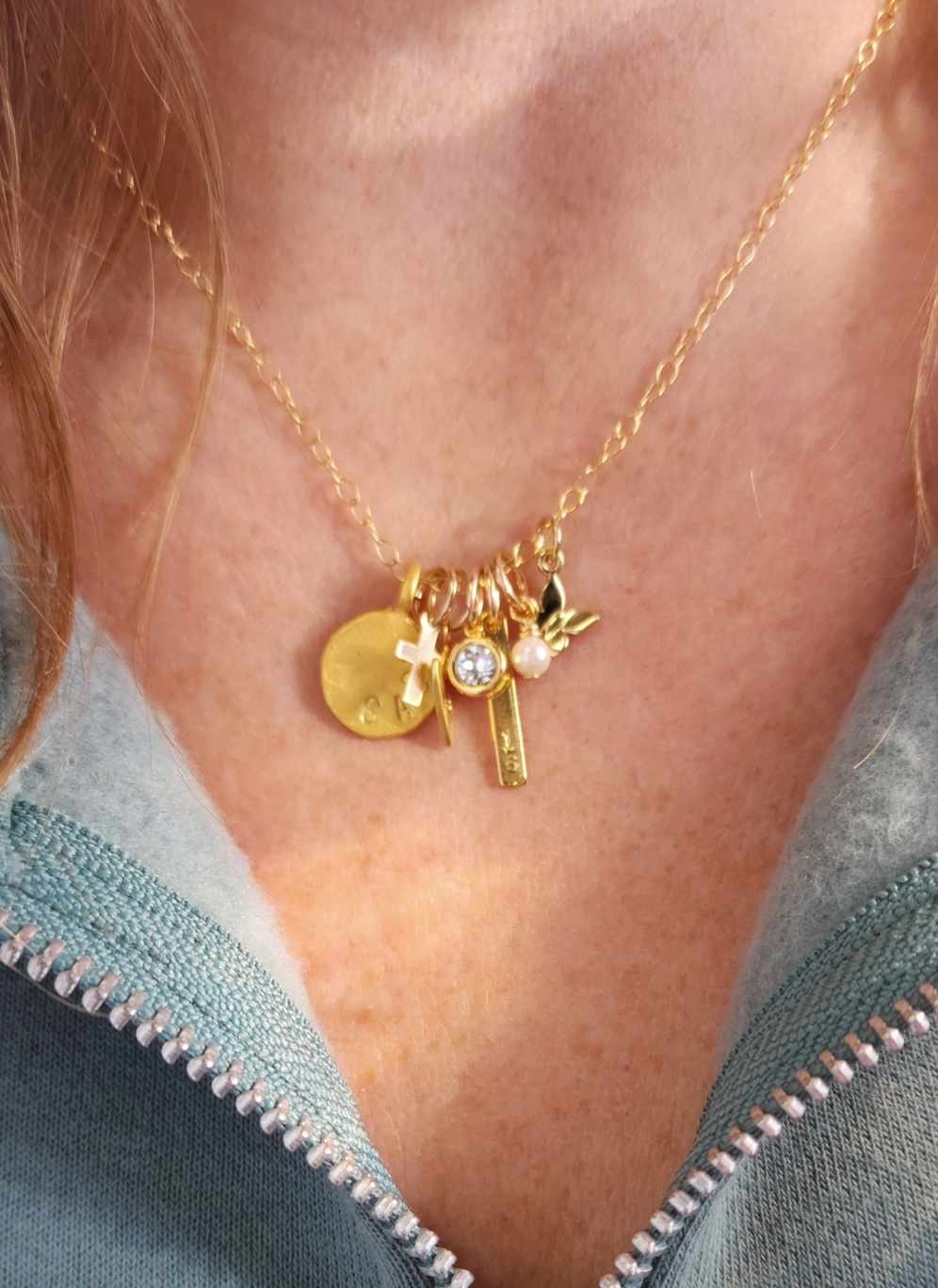 Charm Necklace - Going Golden