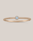 March Birthstone Stacking Ring - Going Golden