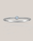 March Birthstone Stacking Ring - Going Golden