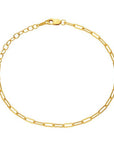 Paperclip Bracelet - Going Golden