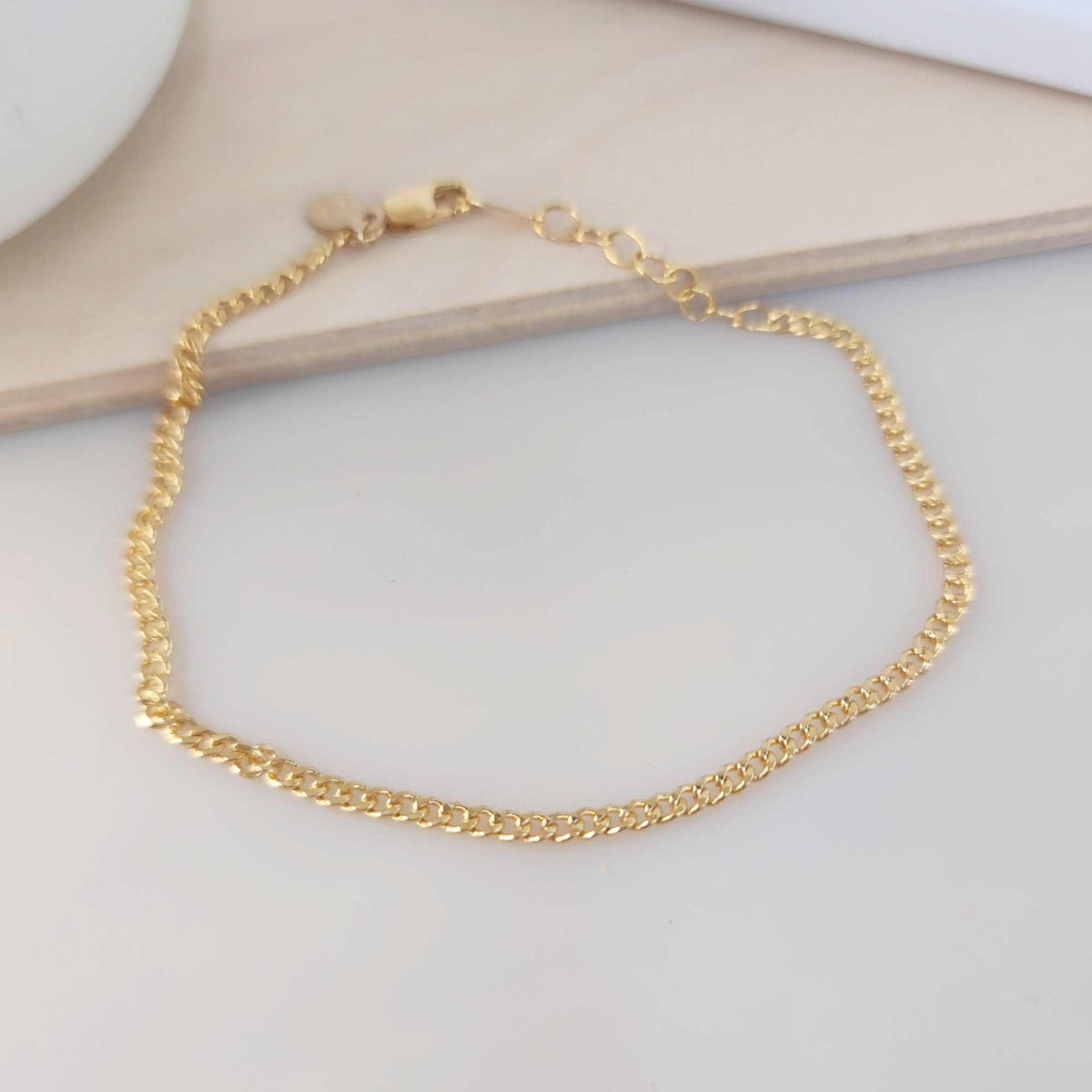 Gold Curb Bracelet - Going Golden