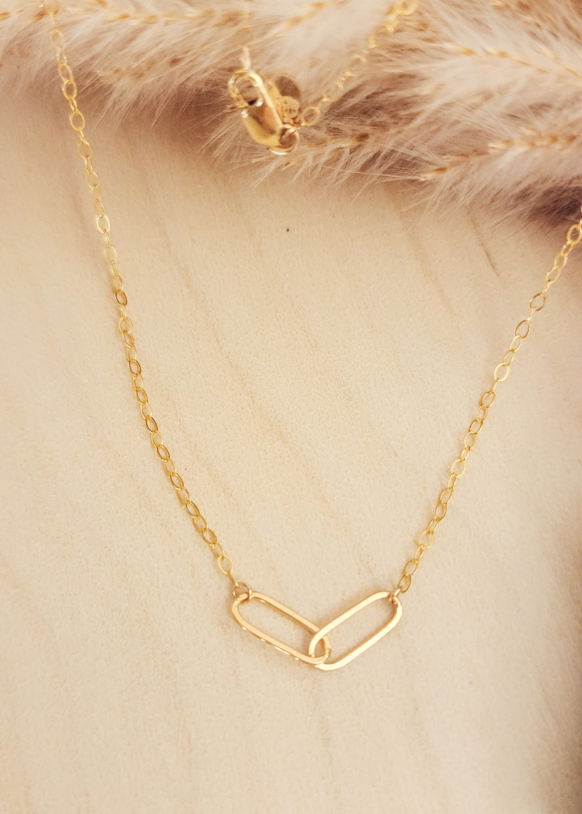 Linked Necklace - Going Golden