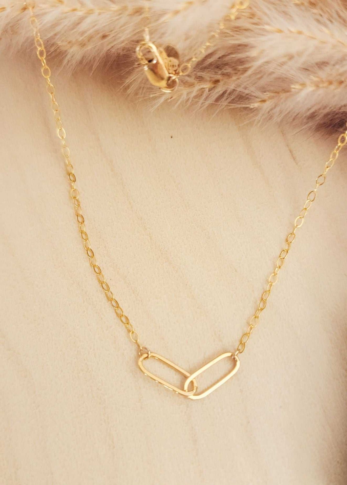 Linked Necklace - Going Golden