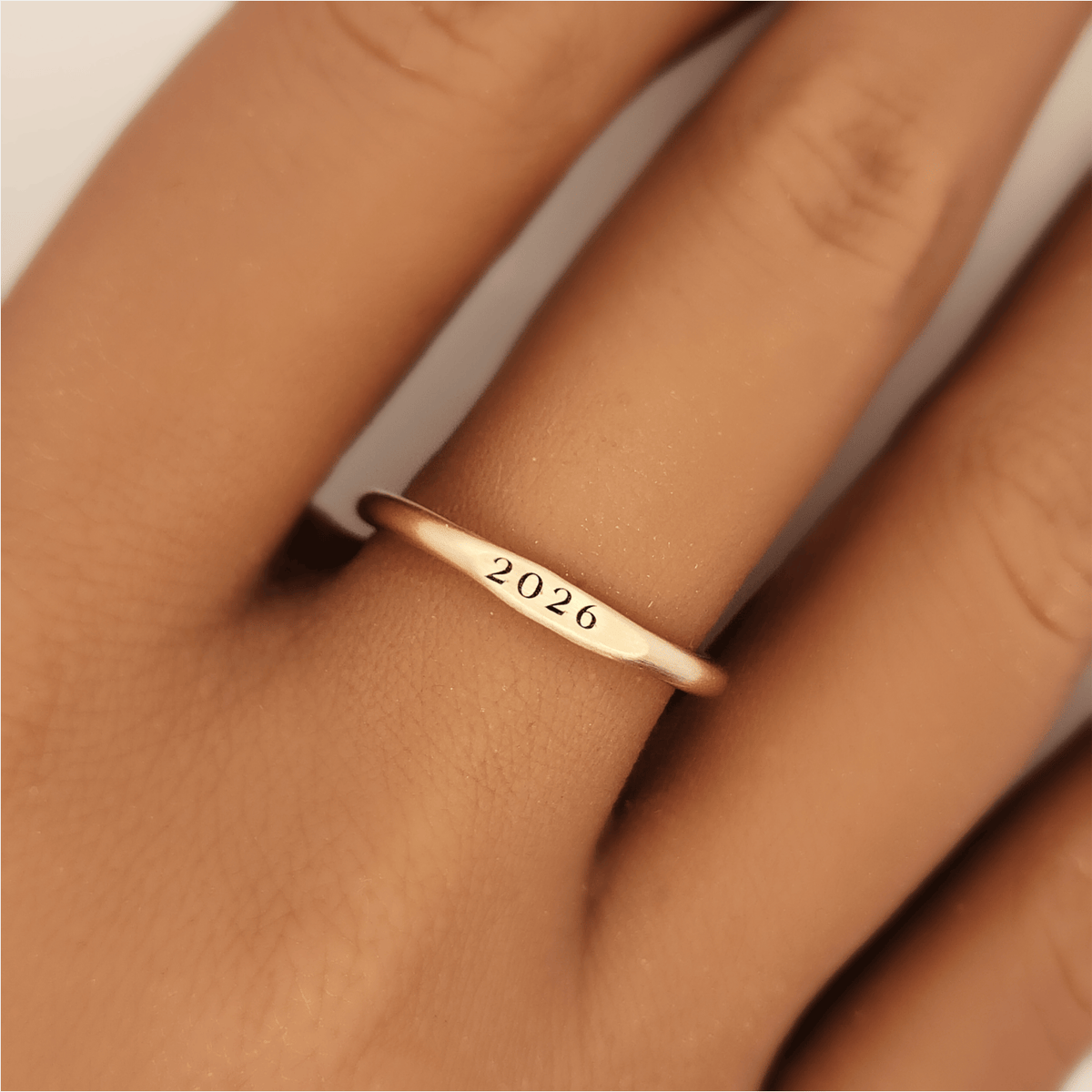 Class Signet Ring and Stacking Birthstone Set - The Isla - Going Golden