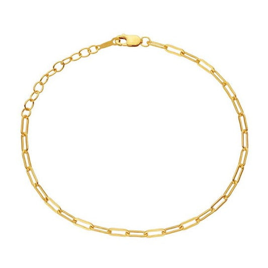 Paperclip Bracelet - Going Golden