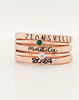 Stackable Class Ring Set - The Penelope