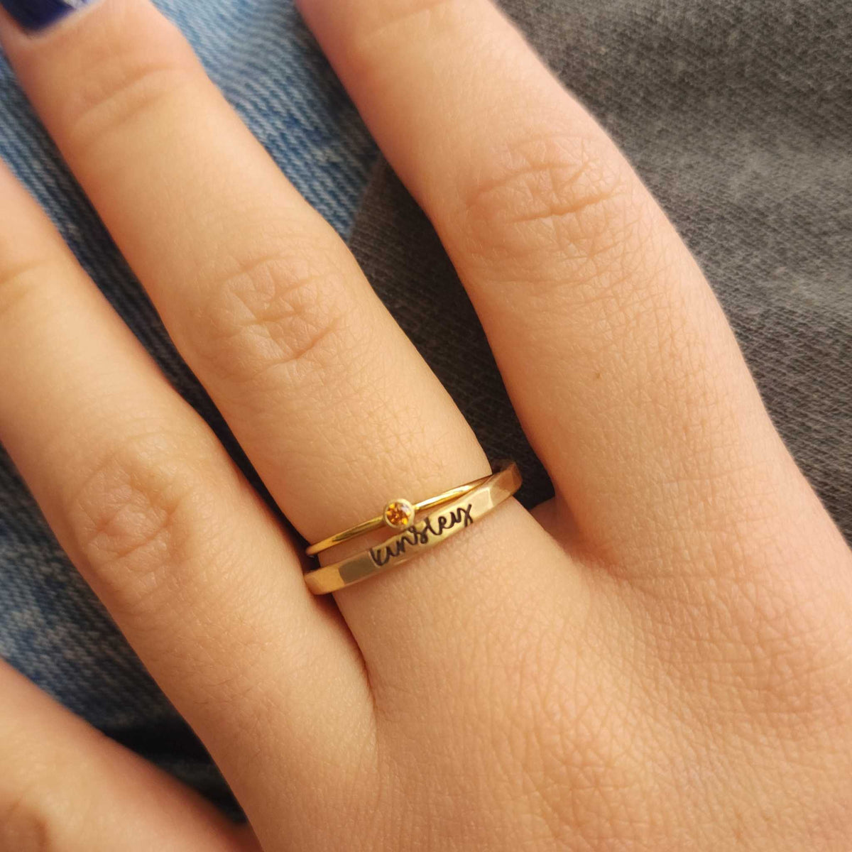 The Clara Stacking Ring Set - Going Golden