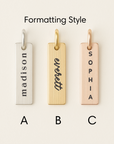 Personalized Bar Tag