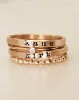 The Kennedy Stacking Ring Set