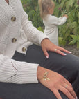 Solid Gold Textured Ring