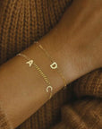 Initial Bracelet - 14K Gold Filled