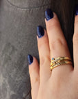 The Hannah Stacking Ring Set - Going Golden
