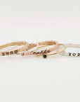 Stackable Class Ring Set - The Penelope